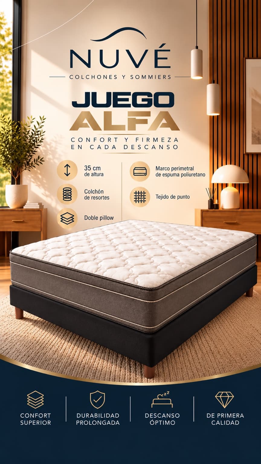 Colchón NUVÉ Juego ALFA
